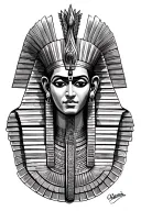 ancient egyptian god osiris forearm tatoo tattoo design idea