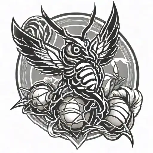 Charlotte hornets tattoo design idea