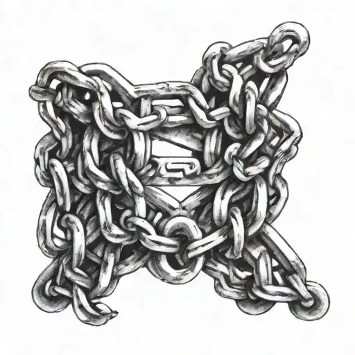 $uicideboy$ new chains same shackles tattoo design idea