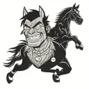 bojack horseman tattoo design idea