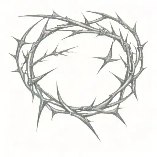 crown of thorns  tattoo design idea