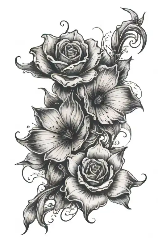 cancer lost loved one tattoo design idea