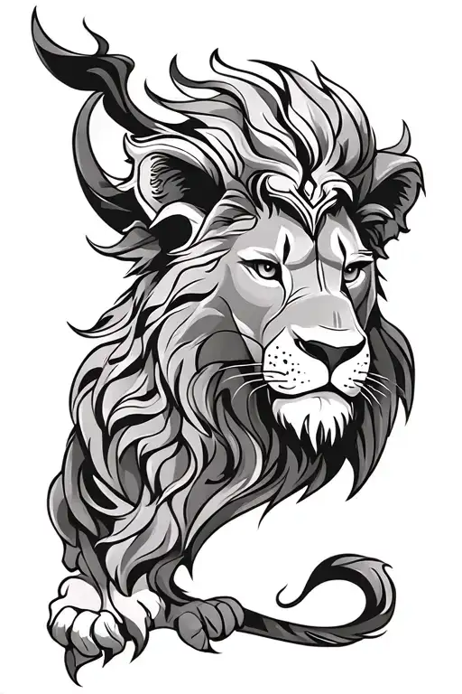 scar lion king sleeve tattoo tattoo design idea