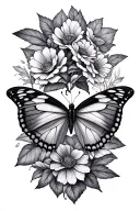 butterfly effect tattoo design idea