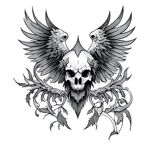 Anglo Saxon tattoo design idea