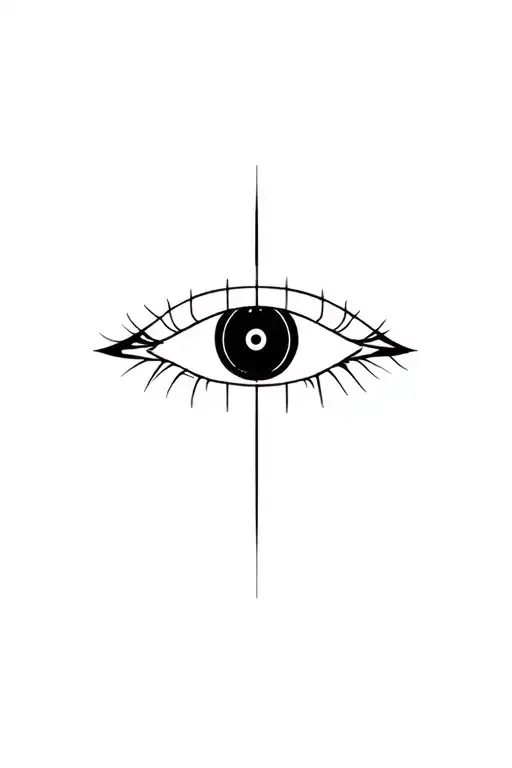 neon genesis evangelion Genesis eye tattoo design idea