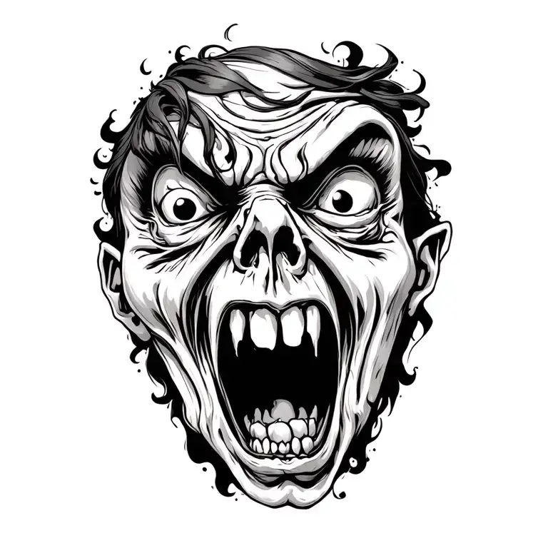 anger issues tattoo design idea