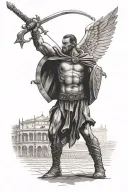 Man In The Arena tattoo design idea