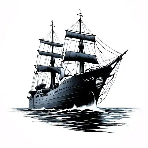 Endurance Ship tattoo design idea