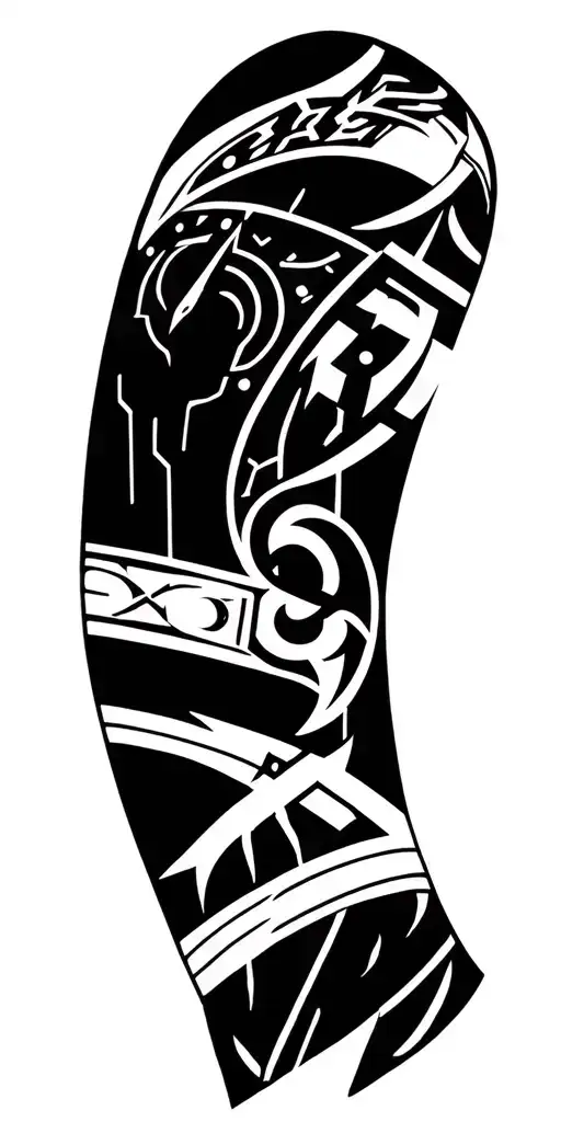 viking tribal thor tattoo  tattoo design idea