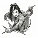 Your enemy Mulan tattoo design idea