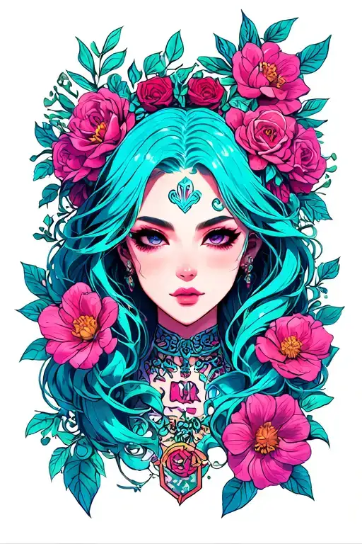 Loona helluva boss tattoo design idea