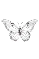 azalea butterfly tattoo design idea