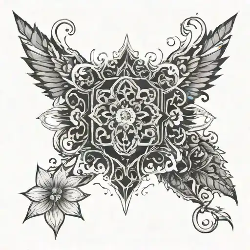 P and F tattoo design idea