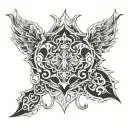 P and F tattoo design idea