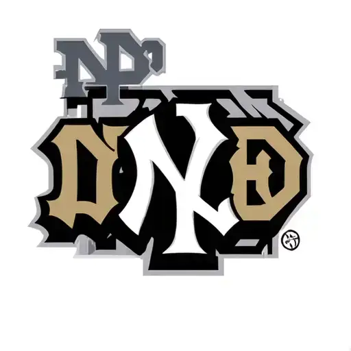 New York Yankees and Notre dame tattoo design idea