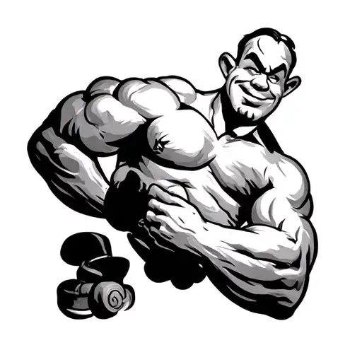 Popeye tattoo design idea