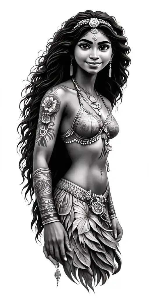 Moana inspired tattoo tattoo design idea