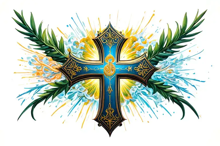 portuguese cross tattoo tattoo design idea