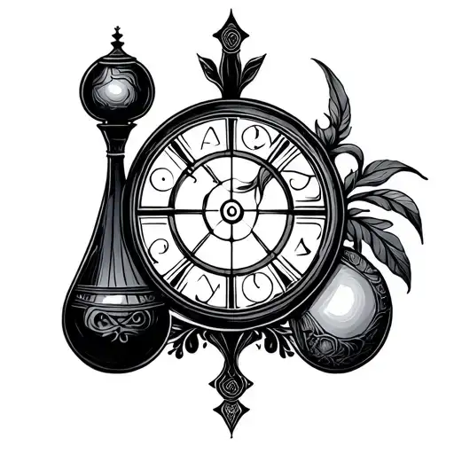 alchemy tattoo design idea