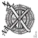 Roman numeral one with the name Anthony on it  tattoo design idea