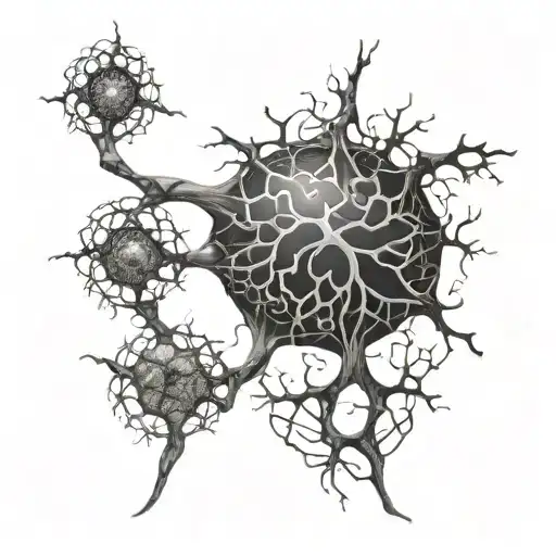 artificial neuron  tattoo design idea