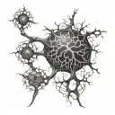 artificial neuron  tattoo design idea