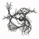 artificial neuron  tattoo design idea