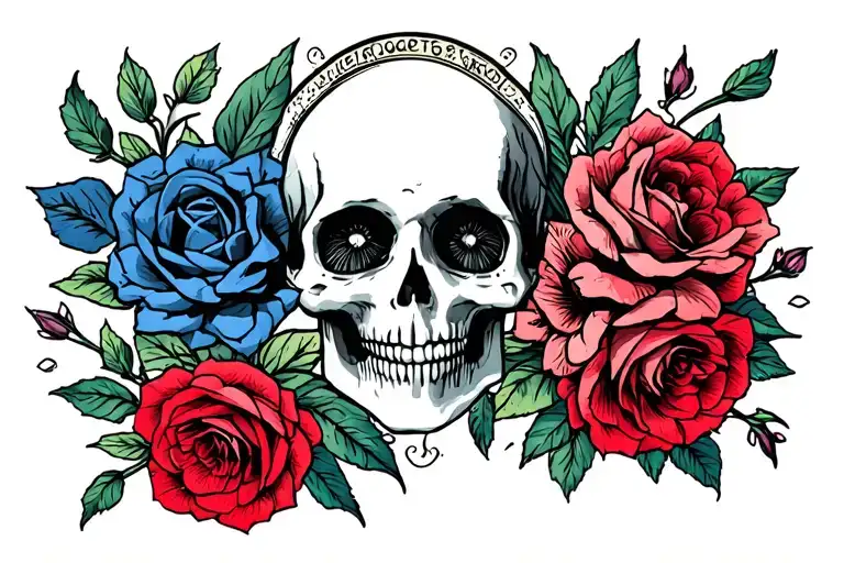 Collarbone goth emo tattoo design idea