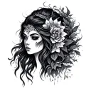 Makima tattoo design idea