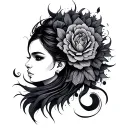 Makima tattoo design idea