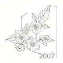 2007 birth year tattoo design idea