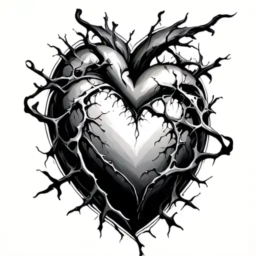 kintsugi heart tattoo design tattoo design idea