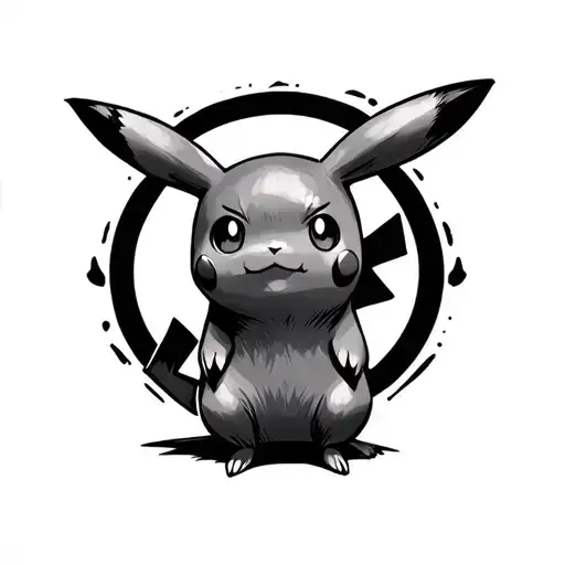 Pikachu tattoo design idea