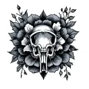 Pubic tattoo design idea