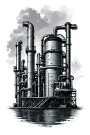 refinery tattoo design idea