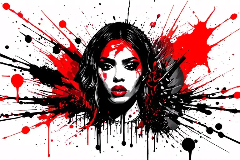 aaliyah tattoo design idea