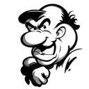 Popeye tattoo design idea