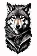 wolf in sheep clothing tattoo design idea