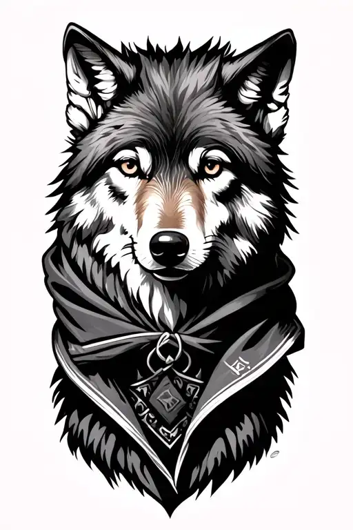 wolf in sheep clothing tattoo design idea