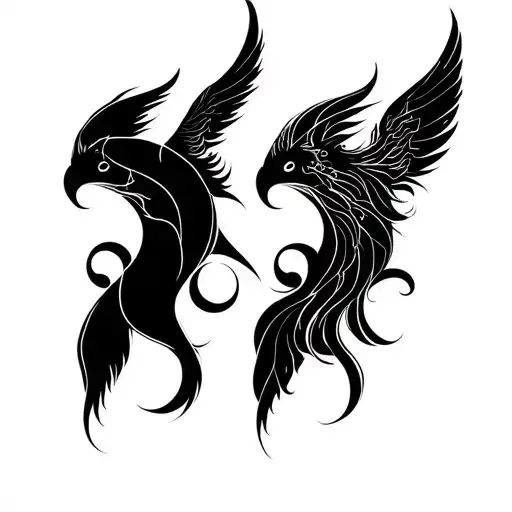 Gemini, aquarius and virgo zodiac sign tattoo design idea
