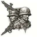 Brothers In Arms tattoo design idea
