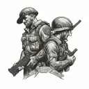Brothers In Arms tattoo design idea