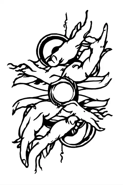 7 deadly sins vs 7 heavenly virtues tattoo design idea