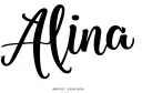 "Alina" tattoo design idea