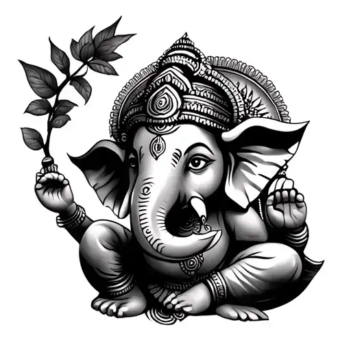 Ganesha tattoo design idea
