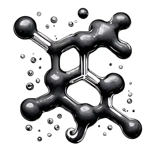 Caffeine Chemical Structure tattoo design idea