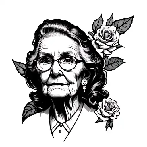 Rip Grandma tattoo design idea