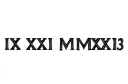 "IX XXI MMXXIII" tattoo design idea
