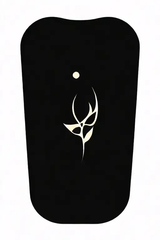 Czech folk art inspired tattoo design idea